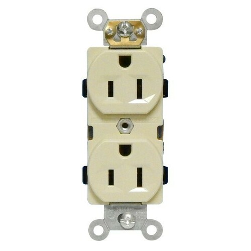 Morris 82195 Heavy-Duty Industrial Grade Duplex Receptacle