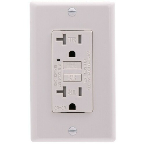 Morris 82400 Morris Slim Design GFCIs with Back-Wire Pressure Plates