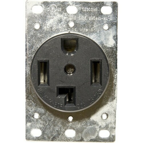 Morris 82522 30 Amp Flush Dryer Receptacle
