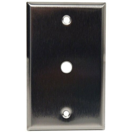 Morris 83460 Classic 430 Stainless Steel Wall Plate 1 Gang Cable