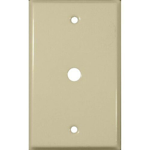 Morris 83468 Classic Clean Finish 1 Gang Cable Wall Plate