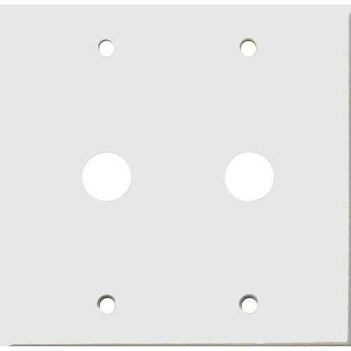 Morris 83477 Easy Install 2 Gang Cable Wall Plate