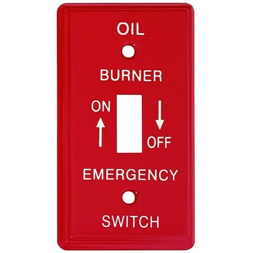 Morris 83490 Durable Utility Metal Switch Plate Cover - Highly Visible