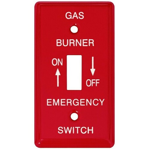 Morris 83495 Durable Utility Metal Switch Plate Cover - Highly Visible