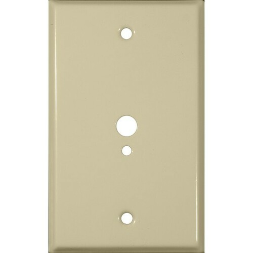 Morris 83523 Modern Phone Cable Metal Wall Plate