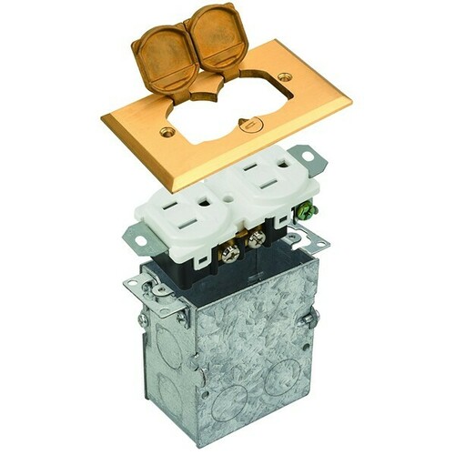 Morris 84000 Hinged Lid Floor Box for Residential Applications