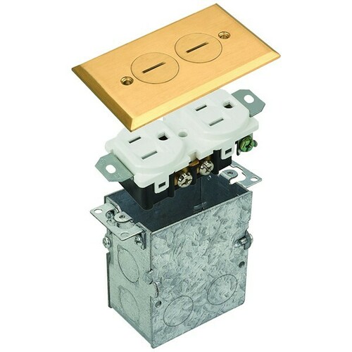 Morris 84002 Screw Lid Floor Box for Residential Applications