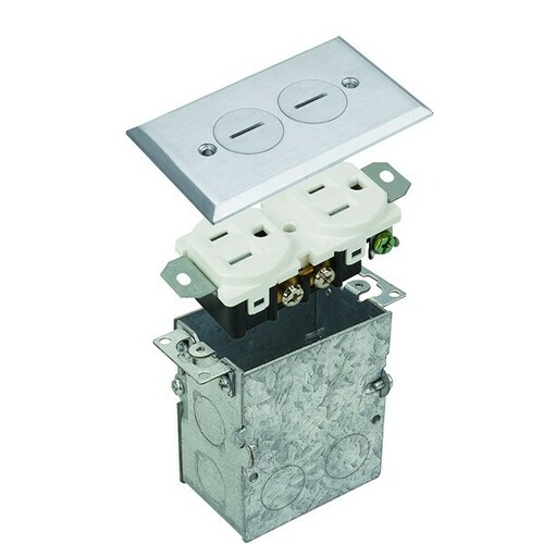 Morris 84003 Screw Lid Floor Box for Residential Applications
