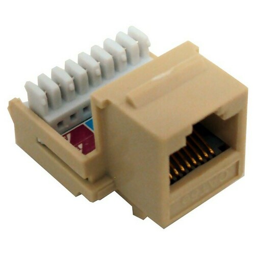 Morris 88015 Color-Coded Cat5E Keystone Jack for Data Communications