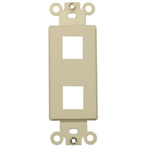 Morris 88104 Impact Oil Resistant Decorative Frame for Keystone Jack Inserts