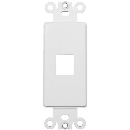 Morris 88112 Impact Oil Resistant Decorative Frame for Keystone Jack Inserts