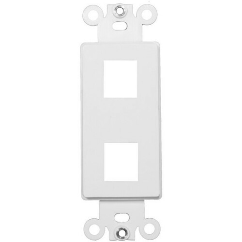 Morris 88114 Impact Oil Resistant Decorative Frame for Keystone Jack Inserts