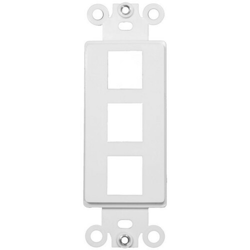 Morris 88116 Impact Oil Resistant Decorative Frame for Keystone Jack Inserts
