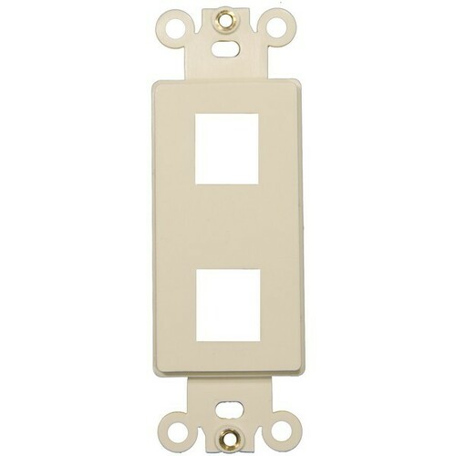 Morris 88124 Impact Oil Resistant Decorative Frame for Keystone Jack Inserts
