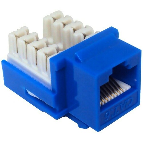 Morris 88422 Color-Coded Cat6 Keystone Jack for Datacommunications