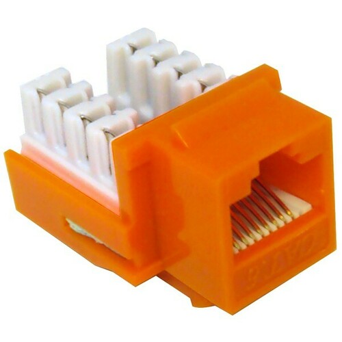 Morris 88427 Color-Coded Cat6 Keystone Jack for Datacommunications