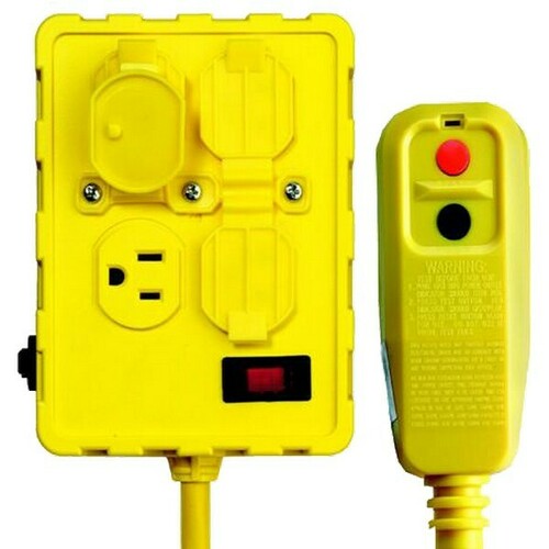 Morris 89008 Quad Box Ground Fault Circuit Interrupter for Portable Protection