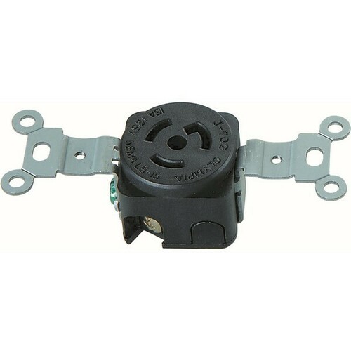 Morris 89736 Twist Lock Wall Mount Receptacles for Equipment Power Applications