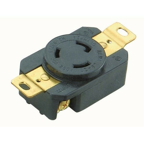 Morris 89738 Twist Lock Wall Mount Receptacles for Equipment Power Applications