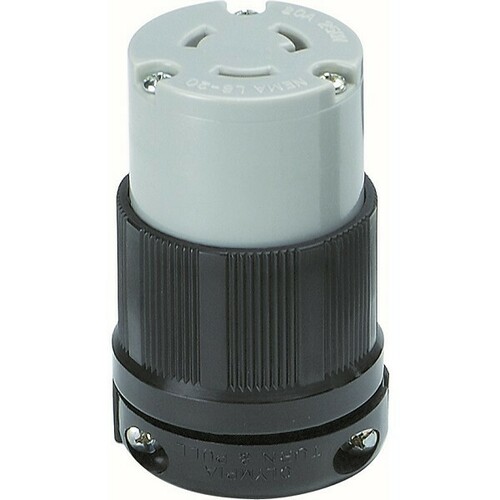 Morris 89747 Twist Lock Plugs Receptacles for Generators Power Applications