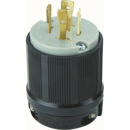 Morris 89755 Twist Lock Plug for Generators and Equipment Power Applications