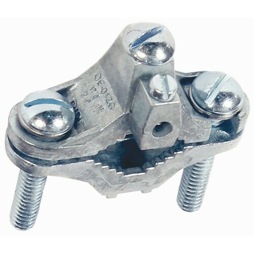Morris 90570 Zinc Alloy Ground Pipe Clamps for Grounding Pipes and Rods