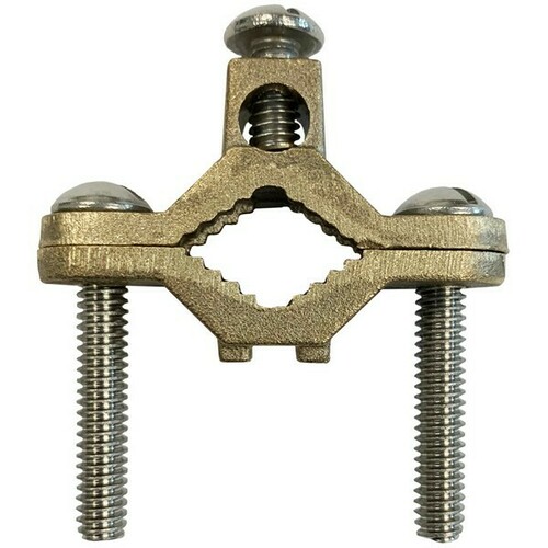 Morris 90631 Direct Burial Rebar Pipe Clamps for Grounding to Water Pipe