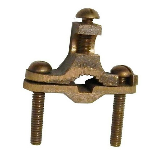 Morris 91656 Copper Alloy Right Angle Lay-In Ground Clamp for Direct Burial