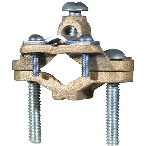 Morris 91672 Armored Wire Ground Clamp for Grounding Applications