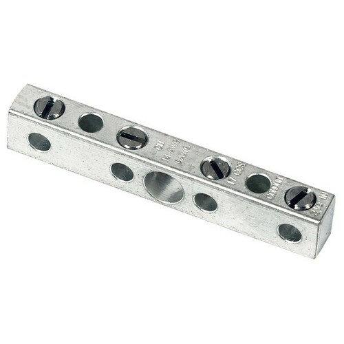 Morris 95180 Aluminum Neutral Bars for Grounding in Panels and Control Systems