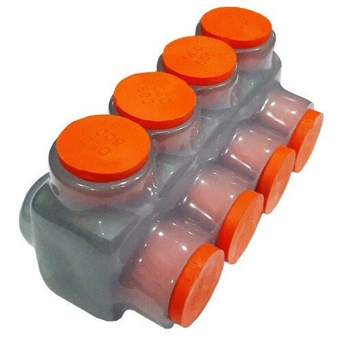 Morris 97482 Clear Multi Conductor Insulated Connector for Accurate Termination