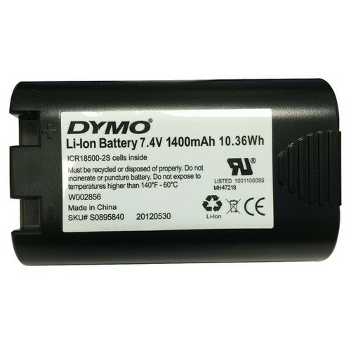 Morris D1759398 DYMO Rhino Rechargeable Battery for 4200/5200 Labeling Systems