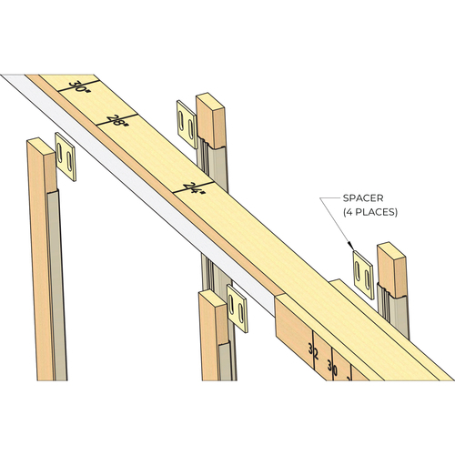 NGP SLAL-134-KIT Sliding Door Hardware Adapter Kit