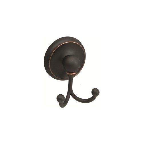 Pamex BC6BL-22 Double Robe Hook, Matte Black