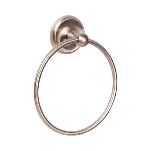 Pamex BC6BL-30 Metal Towel Ring, Matte Black