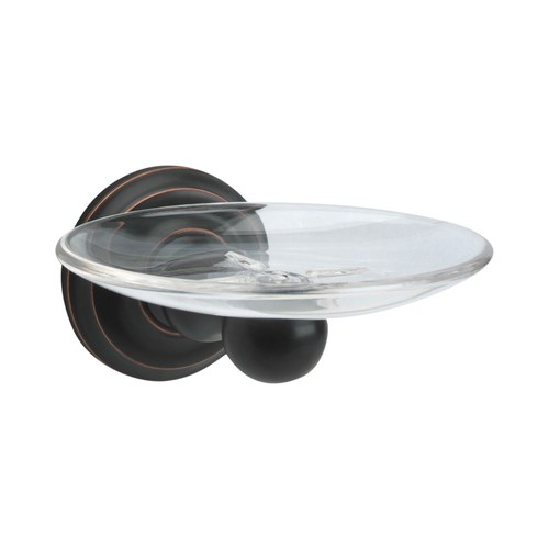 Pamex BC7SN-60 Soap Holder with Plastic Dish, Satin Nickel