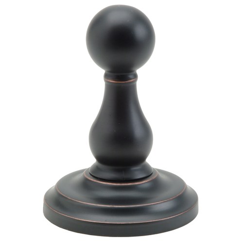 Pamex BC3BL-41 Surface Paper Holder(White Roller), Matte Black