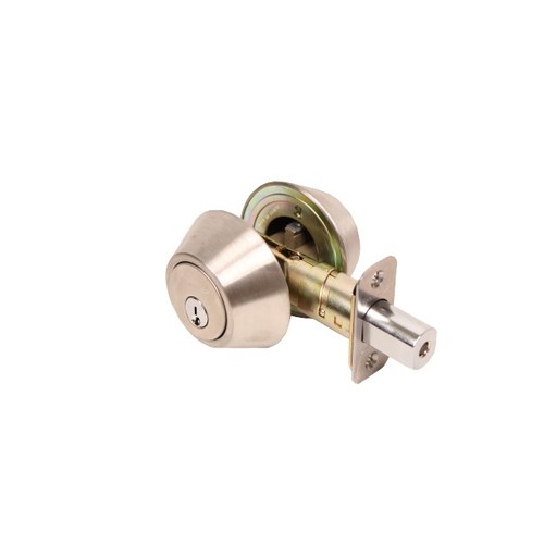Pamex CD262 Double Cylinder Deadbolt, Satin Stainless Steel