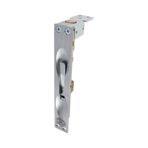 Pamex DD05-64BL UL Rated Manual Flush Bolt for Wood Doors, Matte Black