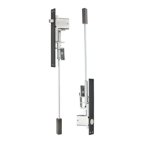 Pamex DD05-67SC UL Constant Flush Bolt for Metal Door (Pair), Satin Chrome