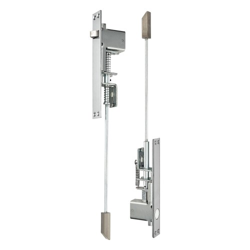 Pamex DD05-67BL UL Constant Flush Bolt for Metal Door (Pair), Matte Black