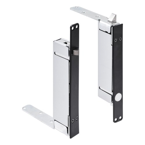Pamex DD05-68SC UL Constant Flush Bolt for Wood Door (Pair), Satin Chrome