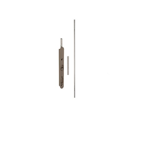 Pamex DD05-6916BL Extension Flush Bolt, 7-3/8 In. X 3/4 In. X 16 In., Matte Black