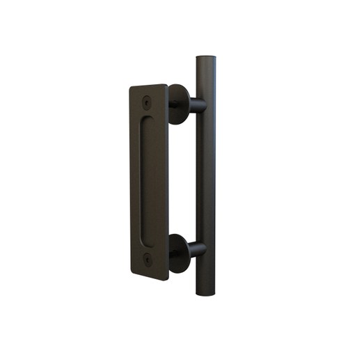Pamex DD11-10PL4SN Handle with Flush Pull, Satin Nickel