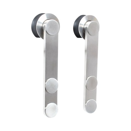 Pamex DD11-2200KSS Strap Wheel Kit, for Glass Door, Satin Stainless Steel