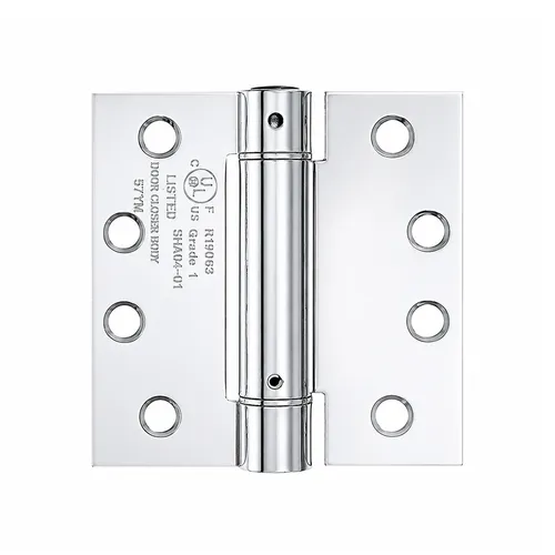 Pamex H44S-00P 4 x 4 spring hinge, commercial grade, square corner, UL-Listed, G1, Primed for Paint