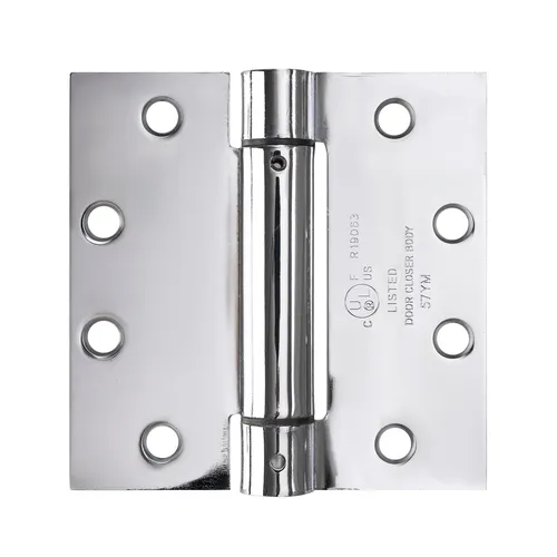 Pamex H45S-00P 4.5 x 4.5 spring hinge, commercial grade, square corner, UL-Listed, G1, Primed for Paint