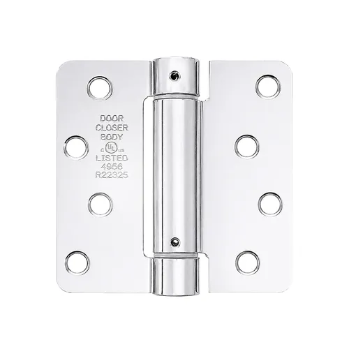 Pamex HR44S-10SB 4 x 4 spring hinge, residential grade, 1/4