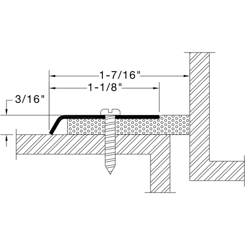 Reese 373SS Perimeter Seal, Stainless Steel Steel - Neoprene, 36