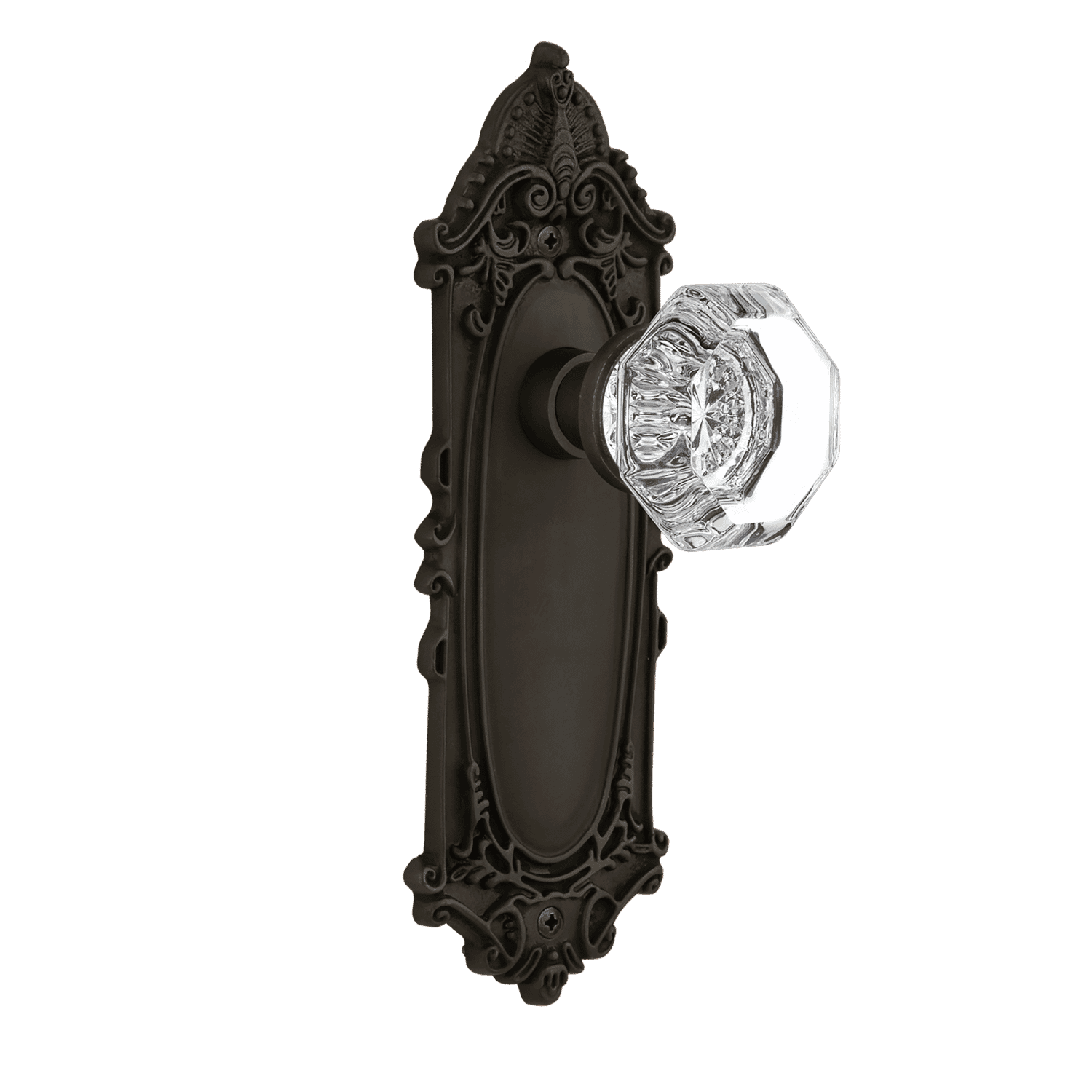 MURANO BULB ムラノバルブ イタリア製 ムラノ 吹きガラス E26電球型ランプ - 照明専門店シバタ照明 Nostalgic Warehouse ロープロゼット 楕円形溝付きクリスタルガラスノブ 通路 2.75インチ 明るいクロム